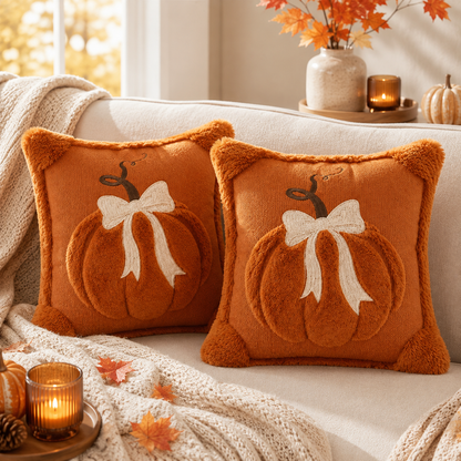 CozyPumpkin™ – Flauschige Herbst-Kissenbezüge für gemütliche Herbstmomente