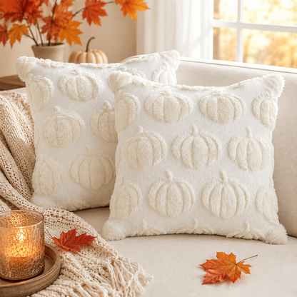 CozyPumpkin™ – Flauschige Herbst-Kissenbezüge für gemütliche Herbstmomente