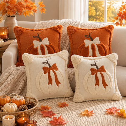 CozyPumpkin™ – Flauschige Herbst-Kissenbezüge für gemütliche Herbstmomente