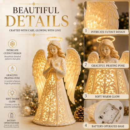 LumiAngel™ Weihnachtsengel-Licht – Warmer Goldschein für Hoffnung & Liebe | Bedeutungsvolle Weihnachtsdeko