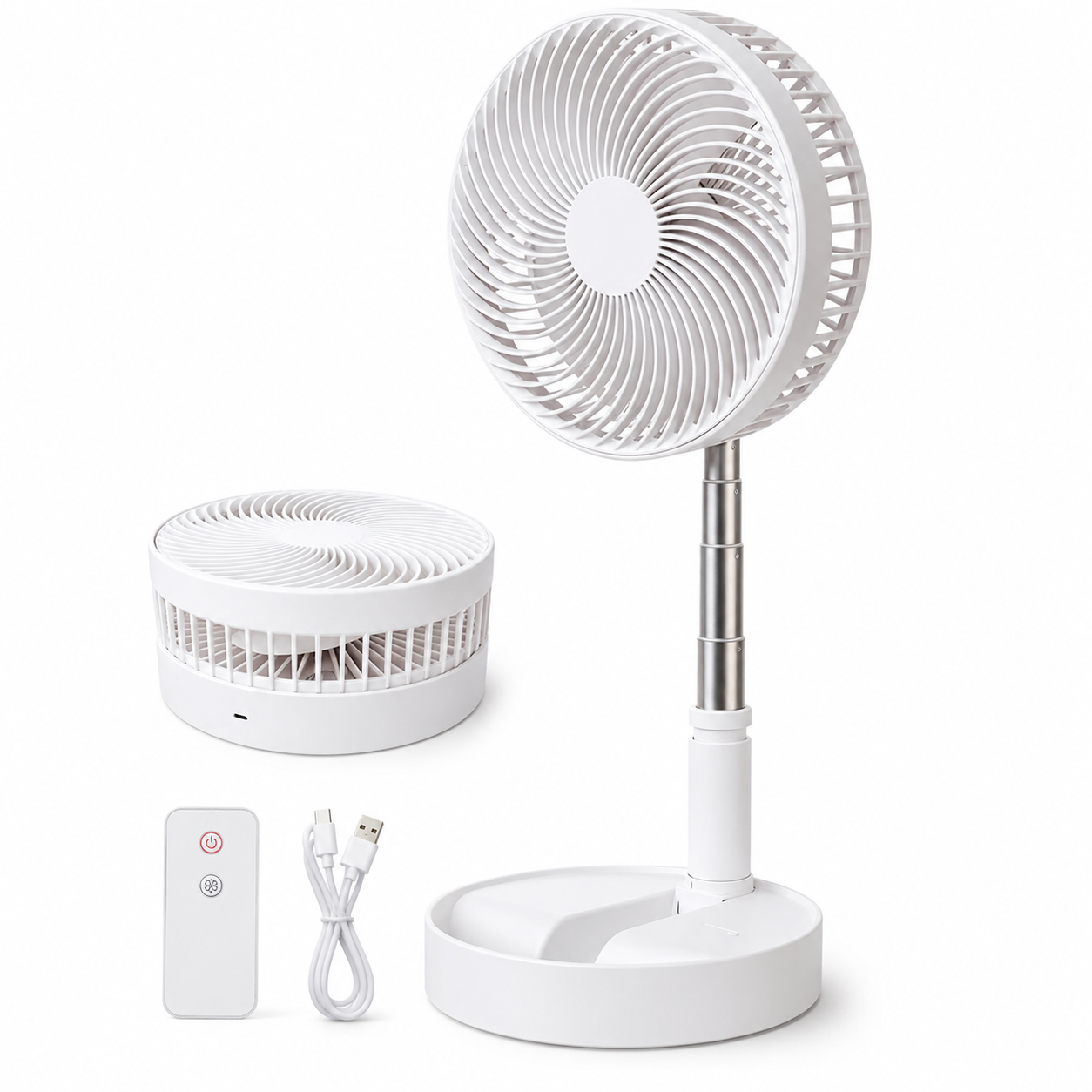 Faltbarer Akku-Ventilator mit Fernbedienung
