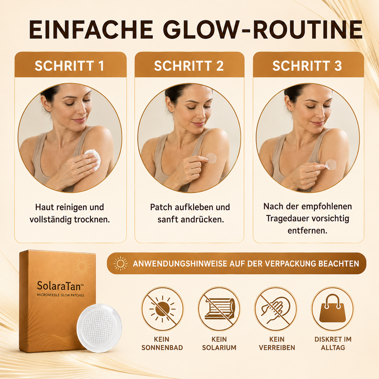 SolaraTan™ – Dein Glow ohne UV-bedingtes Hautkrebsrisiko durch Sonne und Solarium