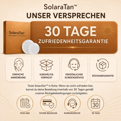 SolaraTan™ – Dein Glow ohne UV-bedingtes Hautkrebsrisiko durch Sonne und Solarium
