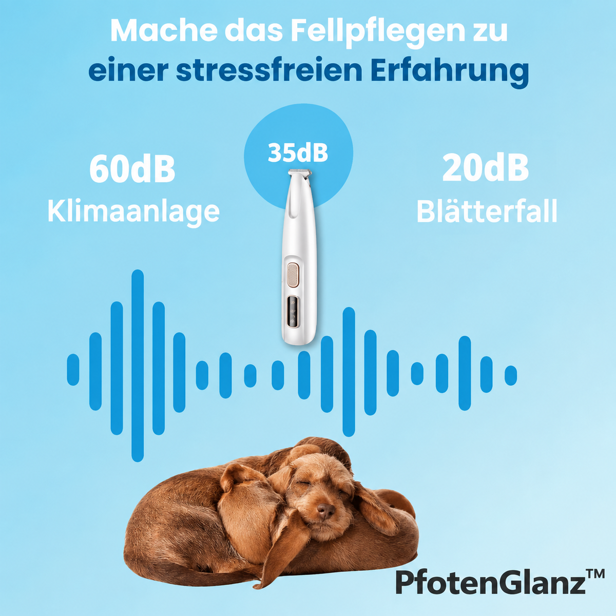 PfotenGlanz™ Elektrischer Pfotentrimmer