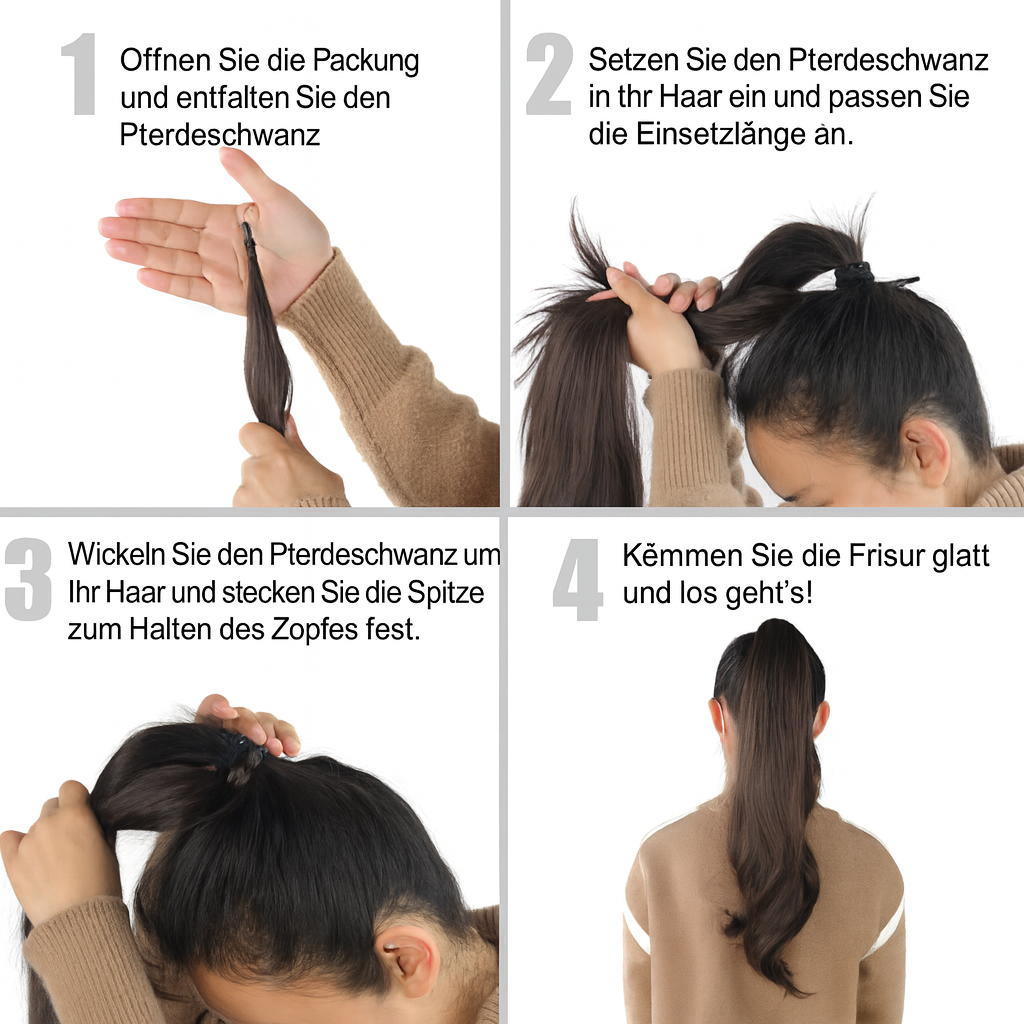 Hairo™ – Perfekter Pferdeschwanz in Sekunden | 1+1 Gratis