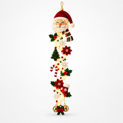 NoelGlow – Illuminated Cascading Christmas Door Hanger