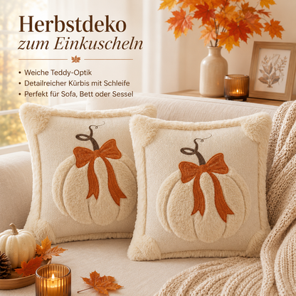 CozyPumpkin™ – Flauschige Herbst-Kissenbezüge für gemütliche Herbstmomente