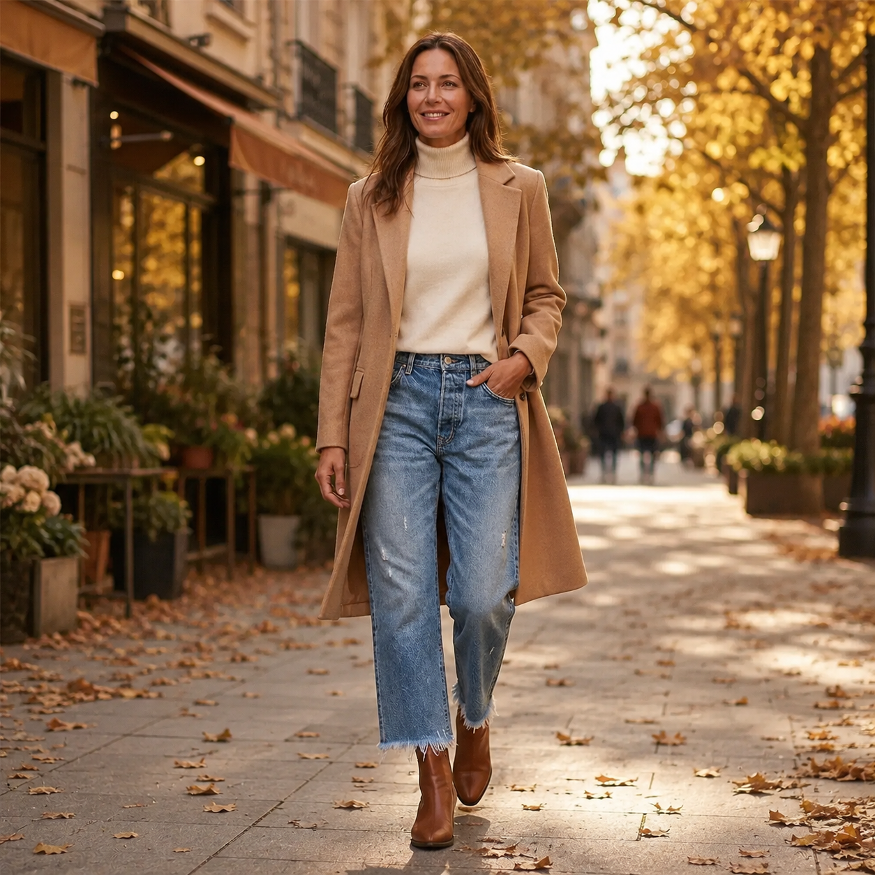 AutumnFringe™ – Vintage Jeans mit Fransen-Saum | Dein neuer Herbst-Favorit 🍂
