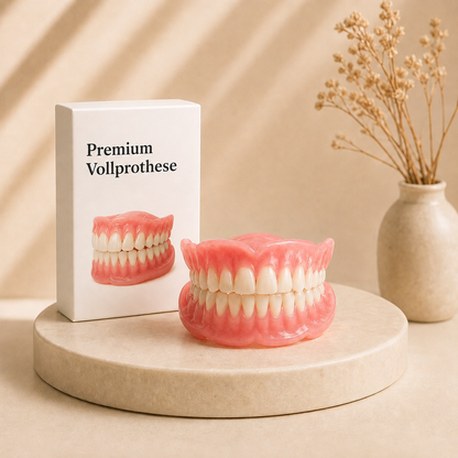 Premium Zahnprothese – Optional mit Ultraschall-Reiniger für tägliche Tiefenpflege