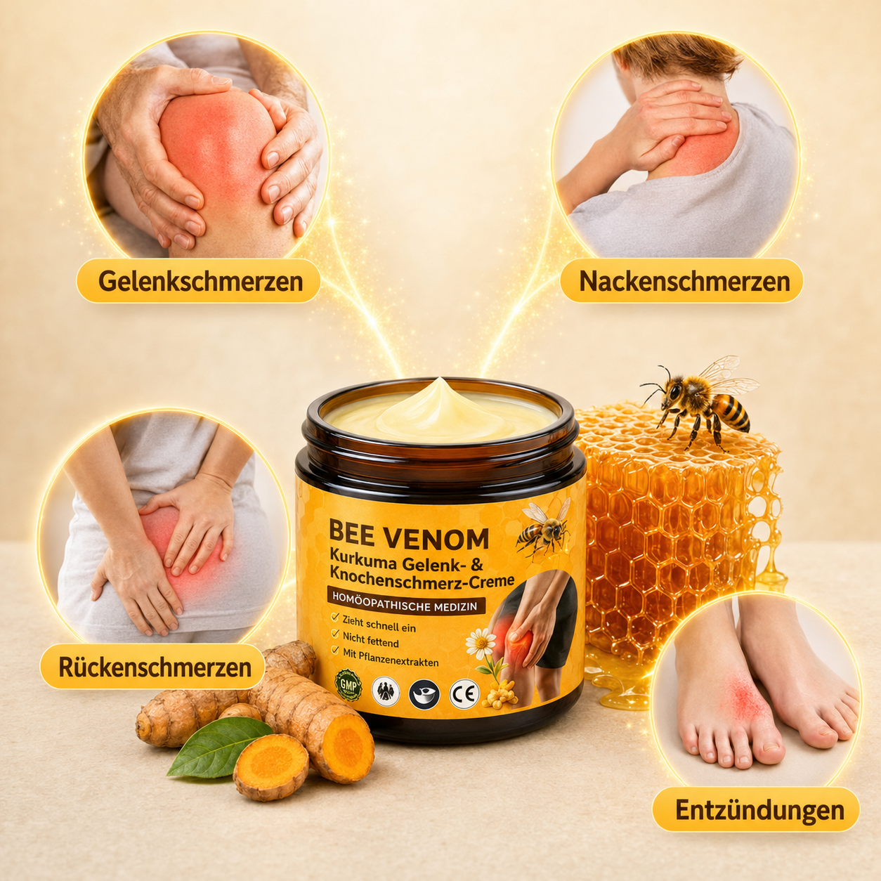 JointEase™ Gelenkcreme | Reduziert Gelenkschmerzen um bis zu 89 % in nur 4 Tagen