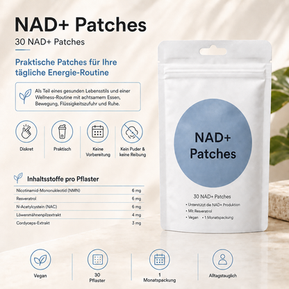 Moringa · 𝗕erberin ＆ NAD＋10-IN-1 𝗙ortschrittliches 𝗡ano-Mikronadel-𝑷𝒇𝒍𝒂𝒔𝒕𝒆𝒓 - Für Adipositas, Herz-Kreislauf-Gesundheit, Diabetes, Schlafapnoe, Gelenkprobleme u.v.m.