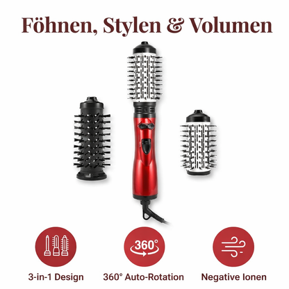 Volumen-Bürste für Blowouts – 3-in-1-Werkzeug für Salon-Ergebnisse zu Hause