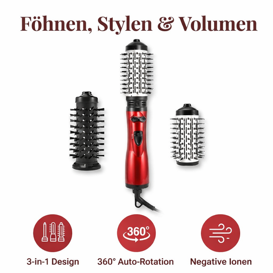 Volumen-Bürste für Blowouts – 3-in-1-Werkzeug für Salon-Ergebnisse zu Hause