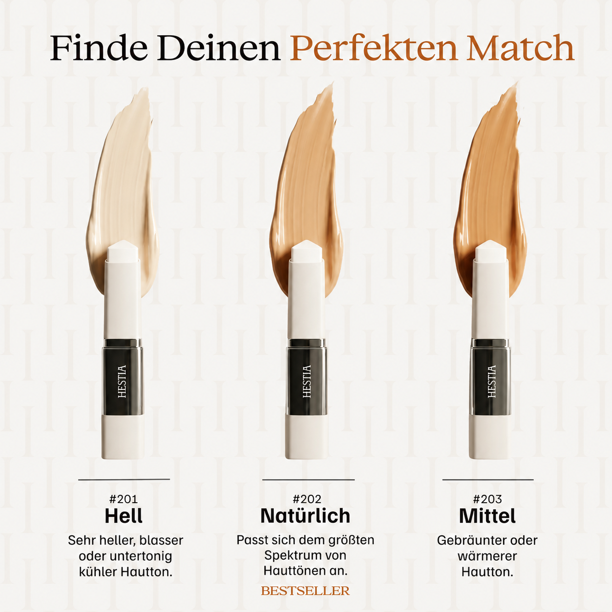 HESTIA™ Perfect Match Foundation Stick [ 1 + 1 Gratis ]