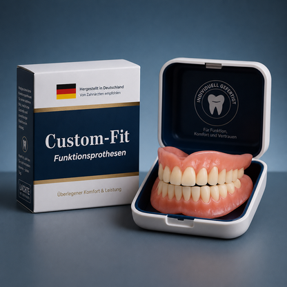Kosmetik-Zahnersatz mit Komfort-Passform – herausnehmbares Smile-Set