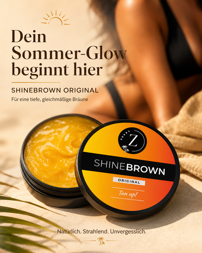 1+1 GRATIS | ShineBrown Intensiv Tanning Gel | Selbstbräuner mit Pflegeeffekt für natürlichen Glow