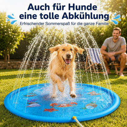 SplashPad™ | Schneller Wasserspaß für Kinder – perfekt für heiße Sommertage [Letzter Tag Rabatt]