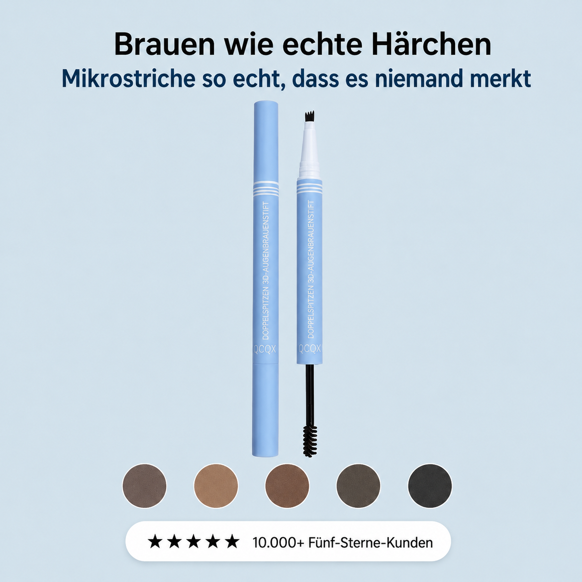Archelle™ – 2-in-1 wasserfester Microblading-Augenbrauenstift mit Tönungsbürste + Letzter Tag Rabatt!