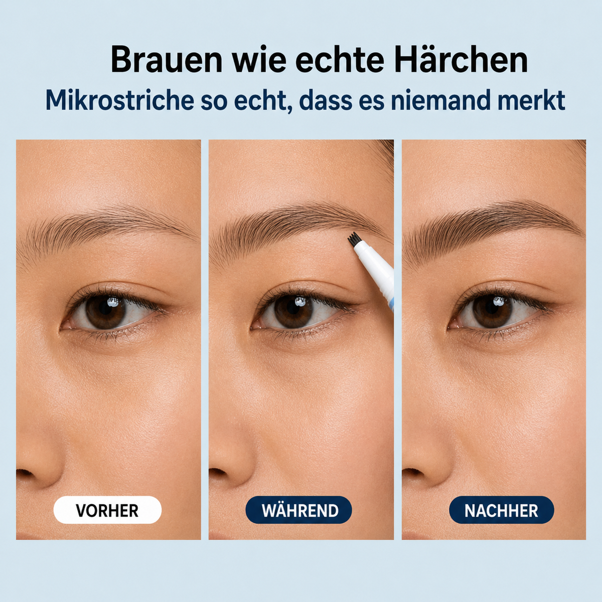 Archelle™ – 2-in-1 wasserfester Microblading-Augenbrauenstift mit Tönungsbürste + Letzter Tag Rabatt!