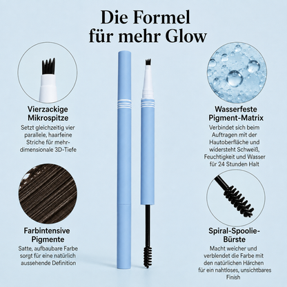Archelle™ – 2-in-1 wasserfester Microblading-Augenbrauenstift mit Tönungsbürste + Letzter Tag Rabatt!