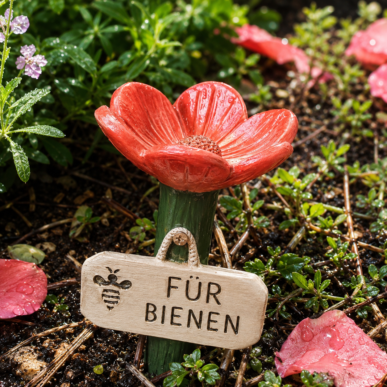NectarNest™ – Handgefertigte Bienentränke für Ihren Garten