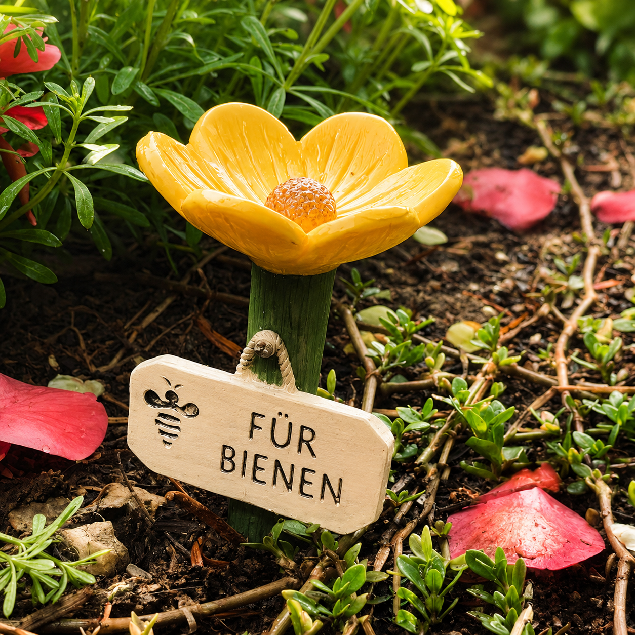 NectarNest™ – Handgefertigte Bienentränke für Ihren Garten
