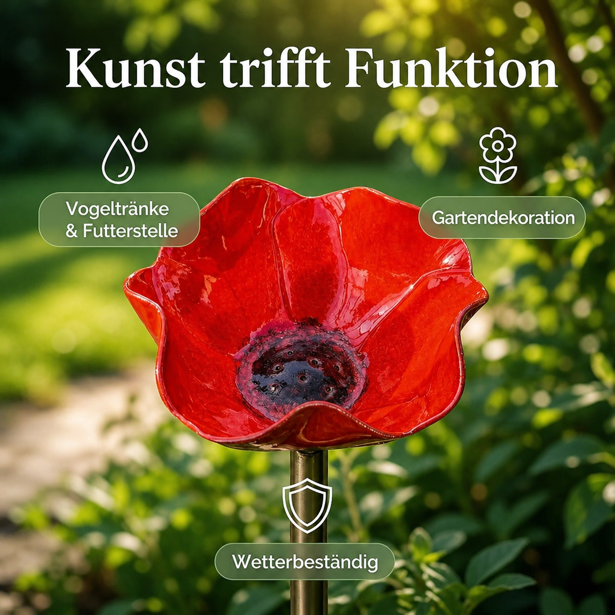50% RABATT | Handgefertigte Metallblume - Erwecken Sie Ihren Garten zum Leben [Letzter Tag Rabatt]