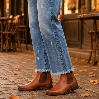 AutumnFringe™ – Vintage Jeans mit Fransen-Saum | Dein neuer Herbst-Favorit 🍂