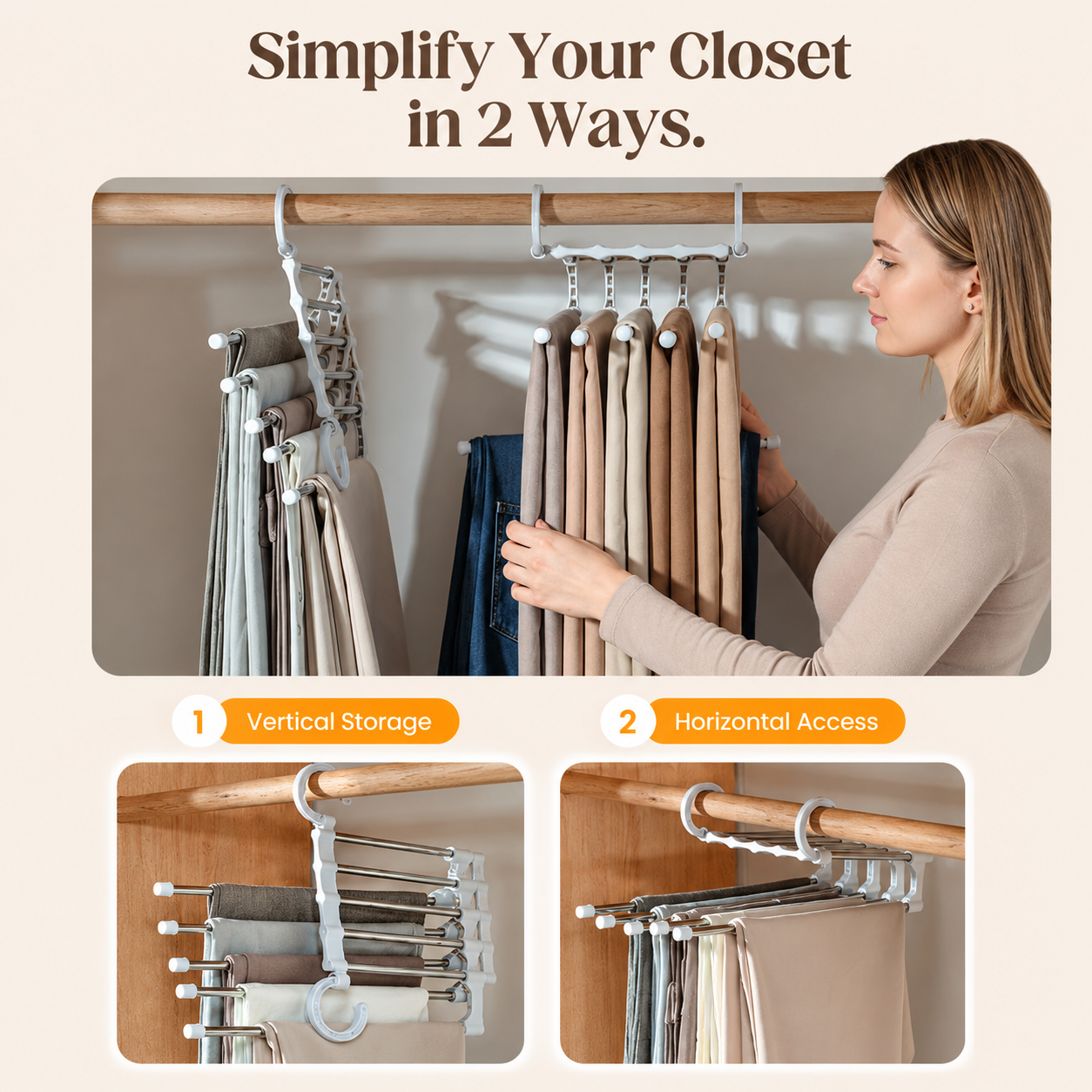 AluraRack™ — Transform Cluttered Closets into Perfectly Organized Style Centers