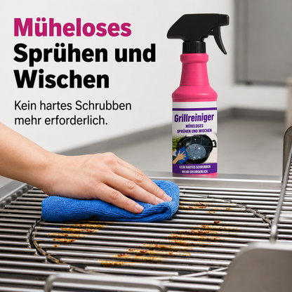 50% Rabatt | GrillGlow™ - Mühelose Sprüh- und Wisch-Reinigungskraft für den Grill