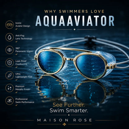 AquaAviator – Anti-Beschlag Schwimmbrille