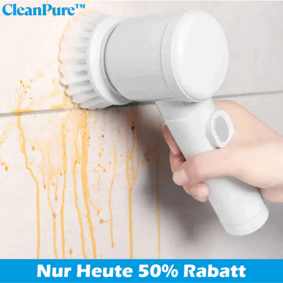 CleanPure™ Elektrische Reinigungsbürste [Letzter Tag 50% Rabatt]