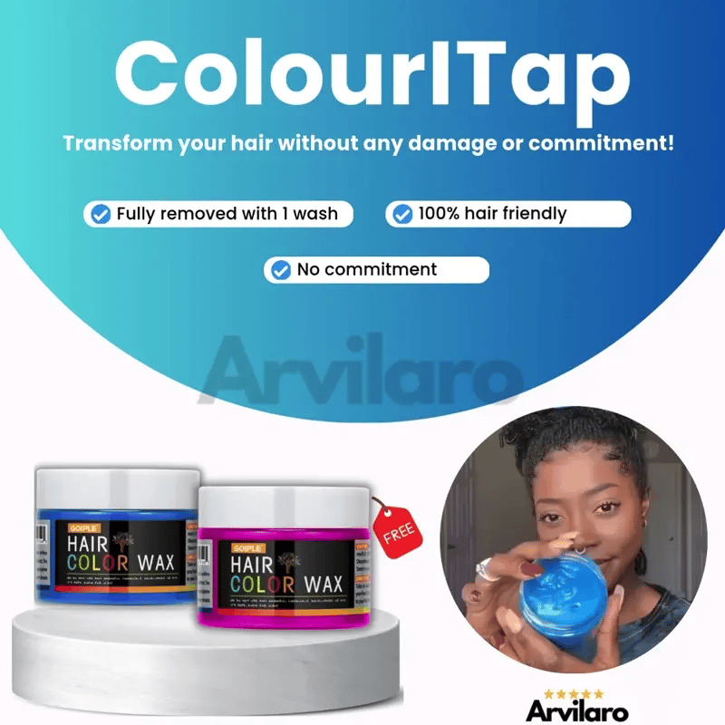 ColourTap – Auswaschbares Haarfarben-Wachs zum Stylen