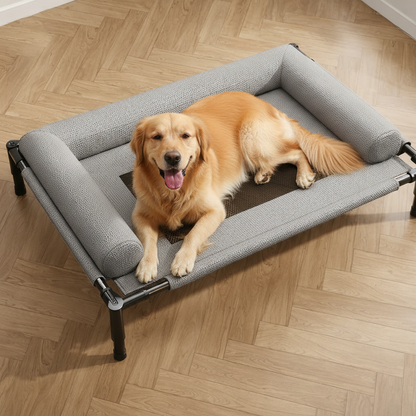 Pawraise™ | Erhöhtes Outdoor-Hundebett mit Belüftung