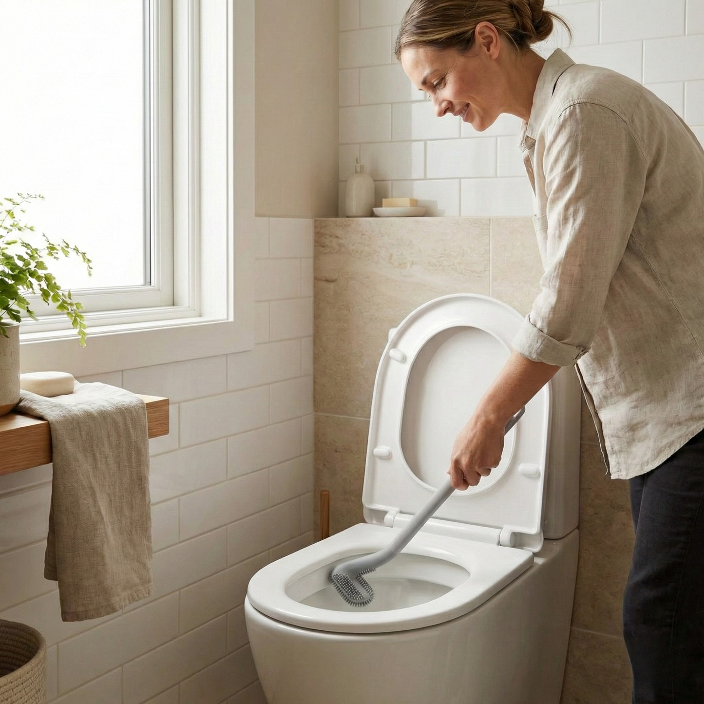 Silikon-Toilettenbürste - Schluss mit stinkenden Bürsten und verfärbten Toilettenschüsseln