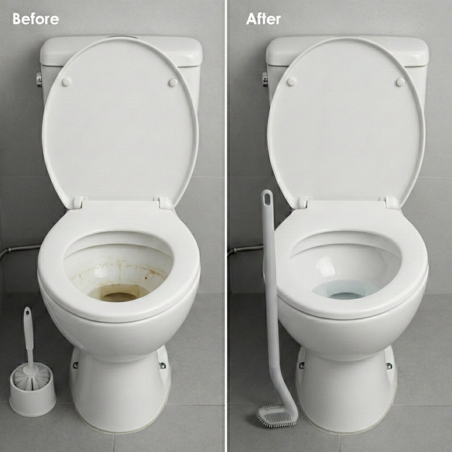 Silikon-Toilettenbürste - Schluss mit stinkenden Bürsten und verfärbten Toilettenschüsseln