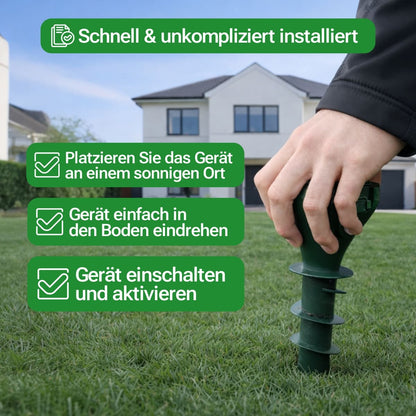 2x Sonic Pulse Pro™ | Abwehr gegen Maulwürfe, Wühlmäuse und Schlangen
