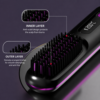 SleekGo™ Kabelloser Mini-Haarglätter – Glatte, frizzfreie Haare überall unterwegs
