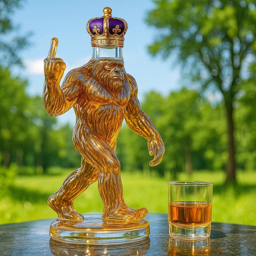 Bigfoot-Whiskykaraffe – dekorative Blickfangflasche