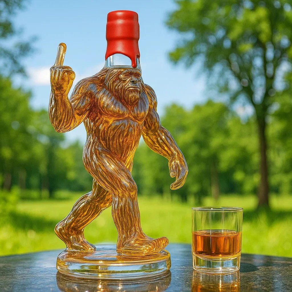 Bigfoot-Whiskykaraffe – dekorative Blickfangflasche
