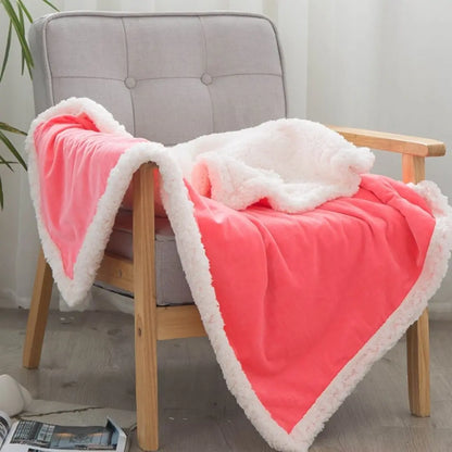 CloudLuxe™ | Doppellagige Kuscheldecke mit weichem Plüschfutter