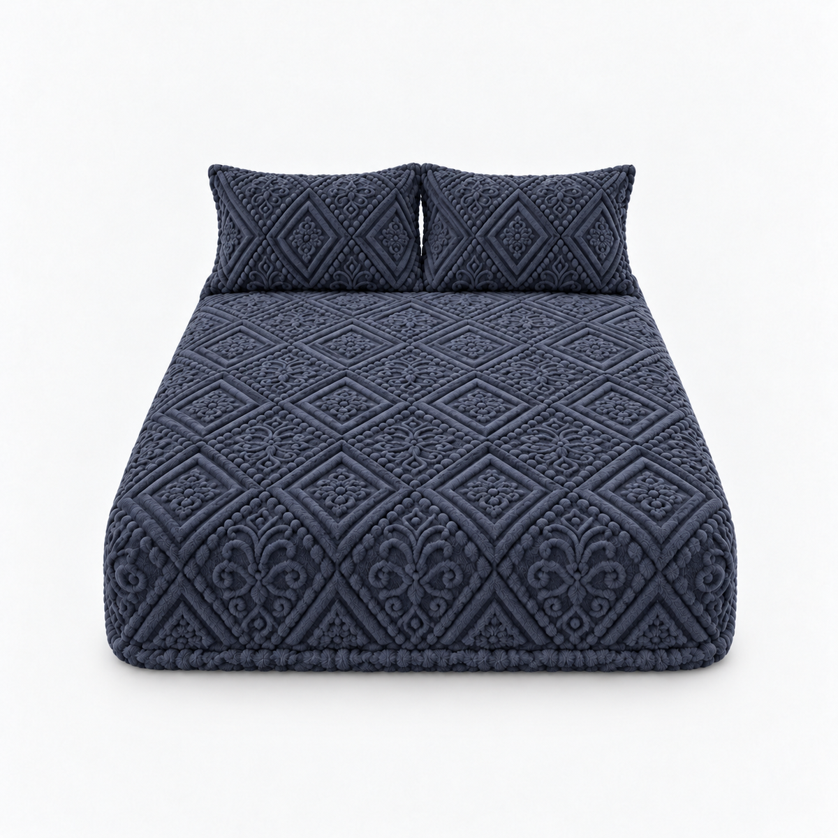 Letzter Tag: 50 % Rabatt | Damask Haven™ – Luxus-Spannbettlaken mit kuschelweichem 3D-Damastmuster!