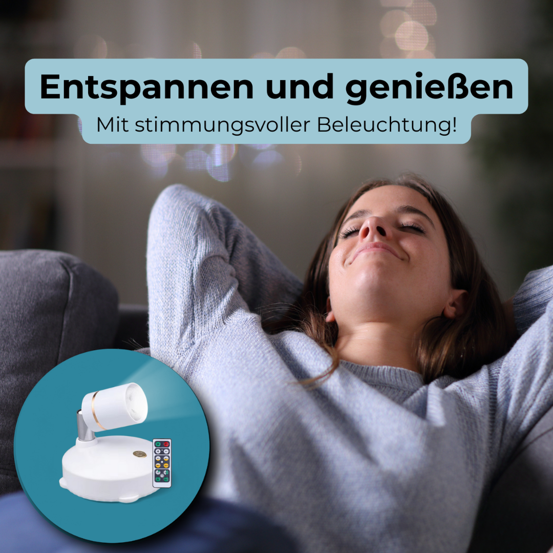 1+1  GRATIS | SpotLight - Kabelloser LED-Strahler [Letzter Tag Rabatt]