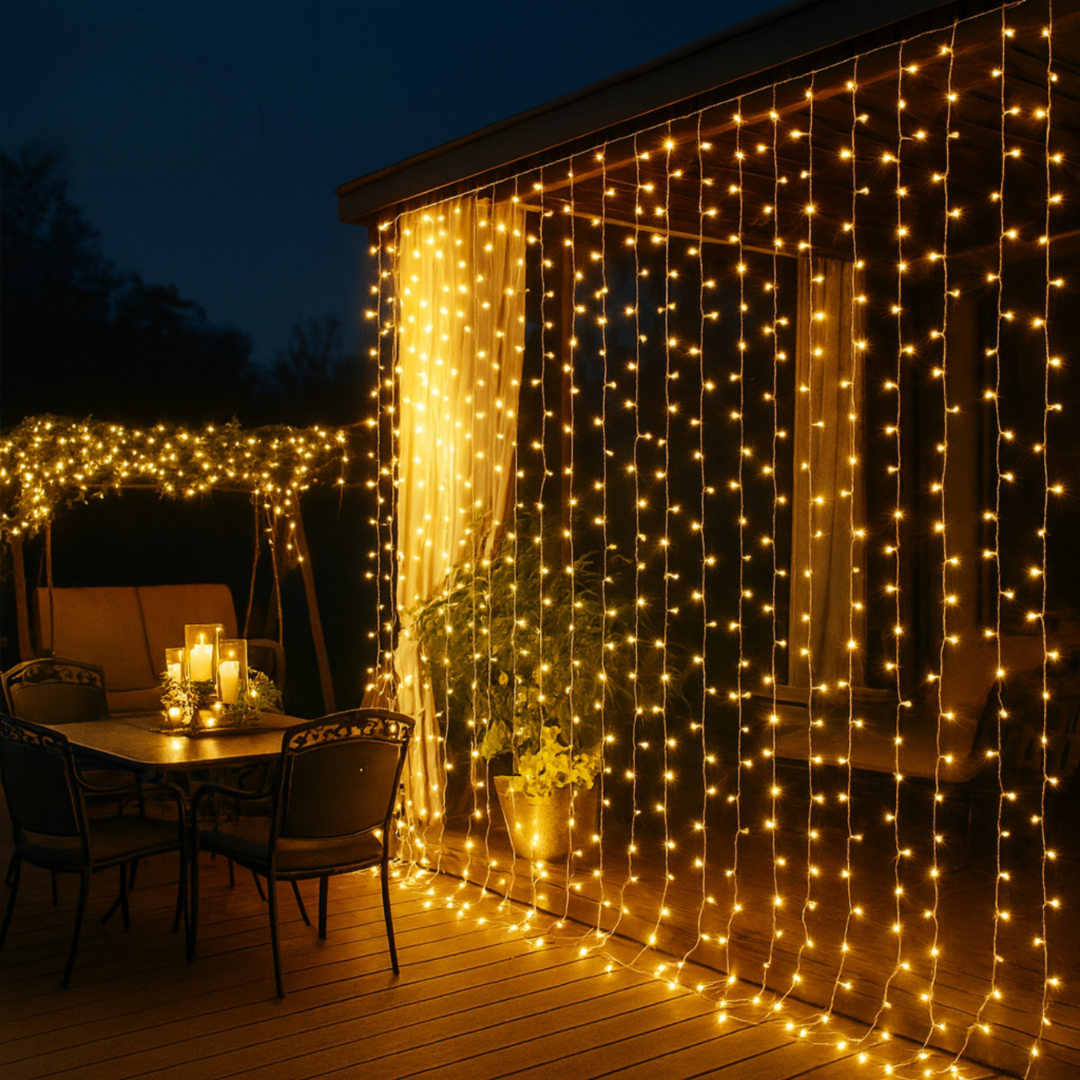 GlowDrape – Lebendige Lichtshow für jeden Anlass! | 50% Rabatt