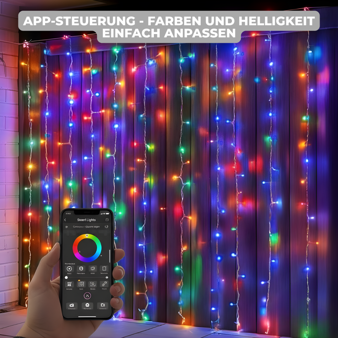 GlowDrape – Lebendige Lichtshow für jeden Anlass! | 50% Rabatt