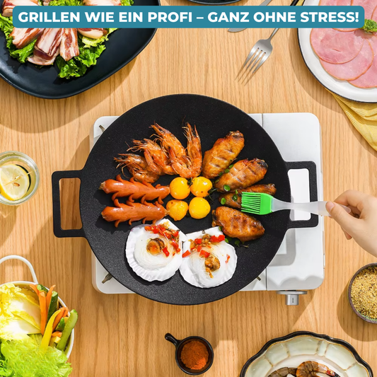 GrillXpert™ - Antihaft-Stein-Grillpfanne [Letzter Tag Rabatt]