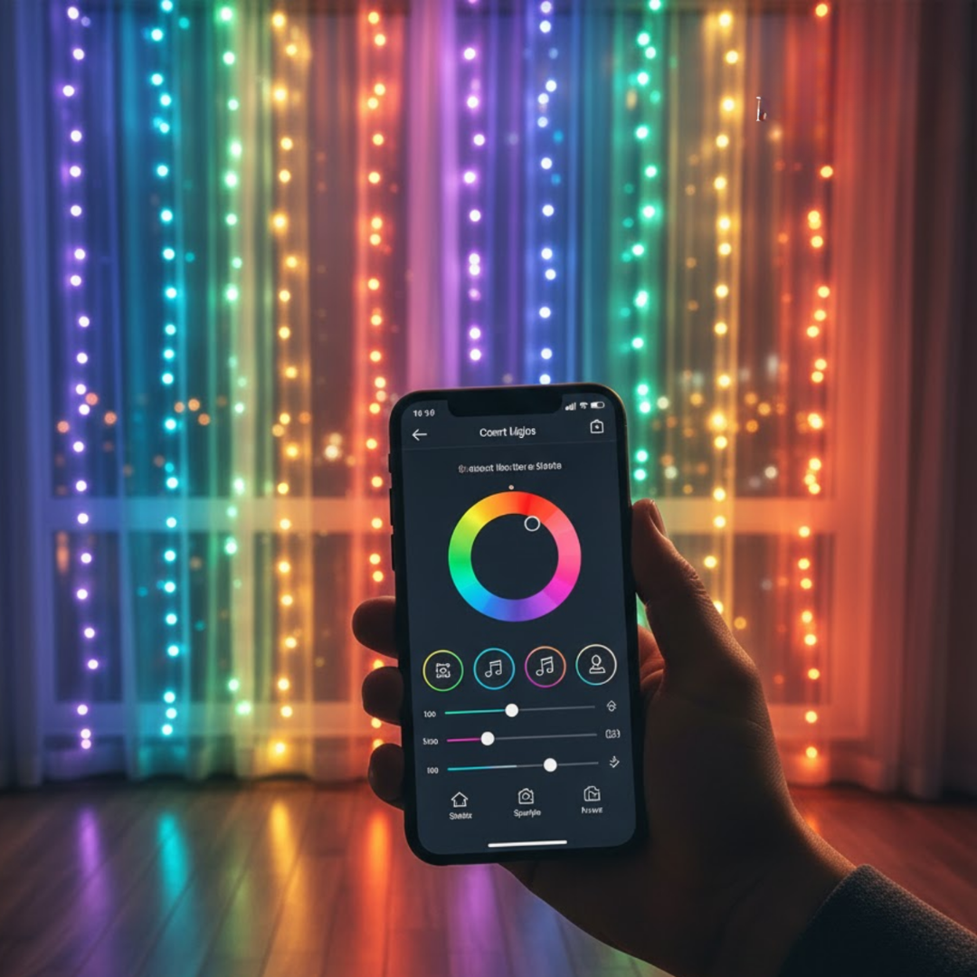 GlowDrape – Lebendige Lichtshow für jeden Anlass! | 50% Rabatt