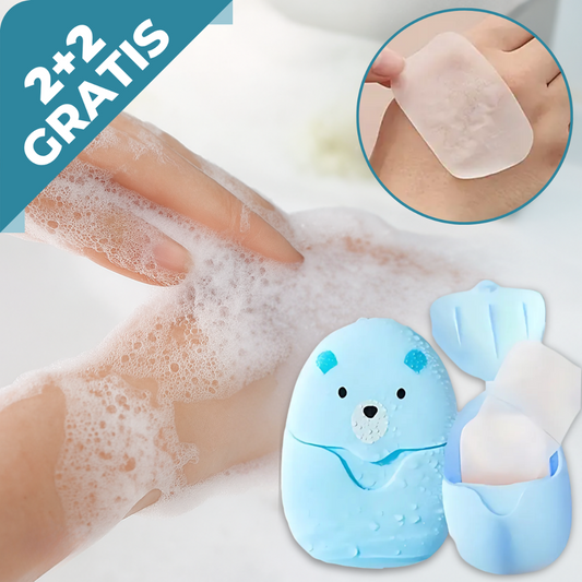 2+2 GRATIS | PocketSoap – Frische Hände. Überall. Jederzeit.