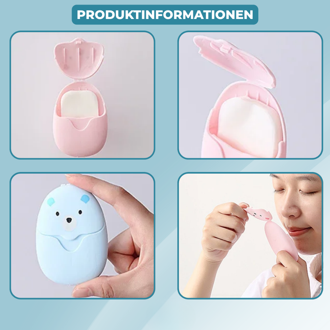 2+2 GRATIS | PocketSoap – Frische Hände. Überall. Jederzeit.