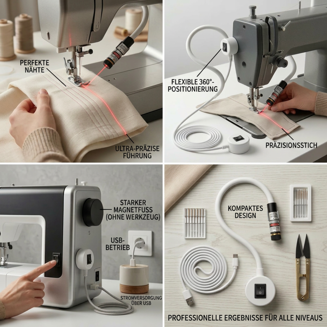 Letzter Tag -50% | SewLine™ Magnetische Nähhilfe mit Beleuchtung